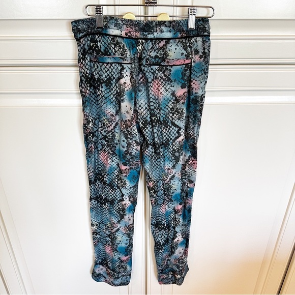 Zadig & Voltaire Women’s Parone Python Flower Pants Multi Camou Rare HTF Blogger - Picture 2 of 13